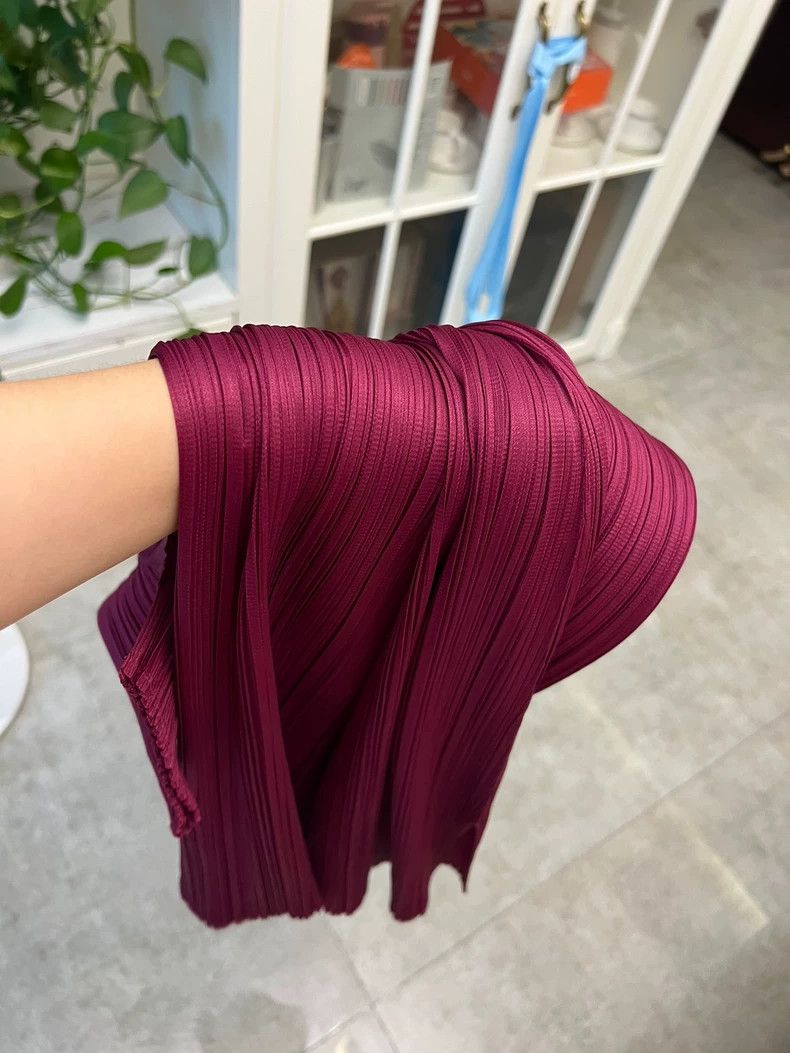 Issey Miyake Issey Miyake Long Vest Dress Plum Color-yf Size US M / EU 48-50 / 2 - 6 Thumbnail