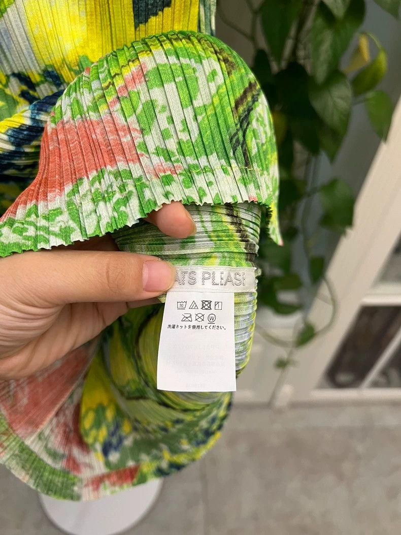 Issey Miyake Issey Miyake Sleeveless T-shirt Tropical Green-yf Size US M / EU 48-50 / 2 - 4 Thumbnail