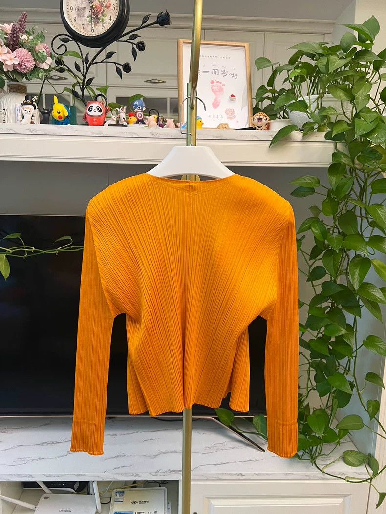 Issey Miyake Issey Miyake Orange Cardigan Jacket-yf Size US M / EU 48-50 / 2 - 5 Thumbnail