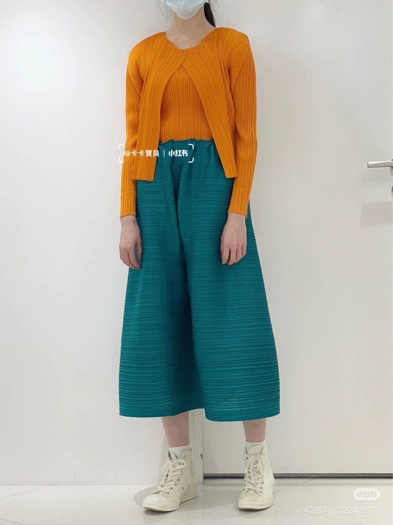 Issey Miyake Issey Miyake Orange Cardigan Jacket-yf Size US M / EU 48-50 / 2 - 6 Thumbnail