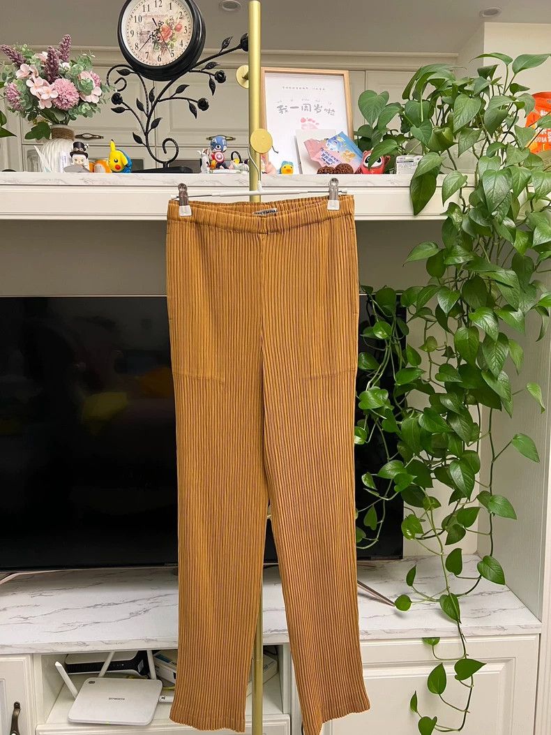 Issey Miyake Issey Miyake Pants Gold Brown Size 999-yf Size US 27 - 2 Thumbnail