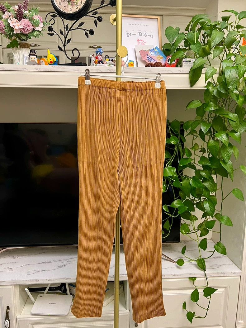 Issey Miyake Issey Miyake Pants Gold Brown Size 999-yf Size US 27 - 5 Thumbnail