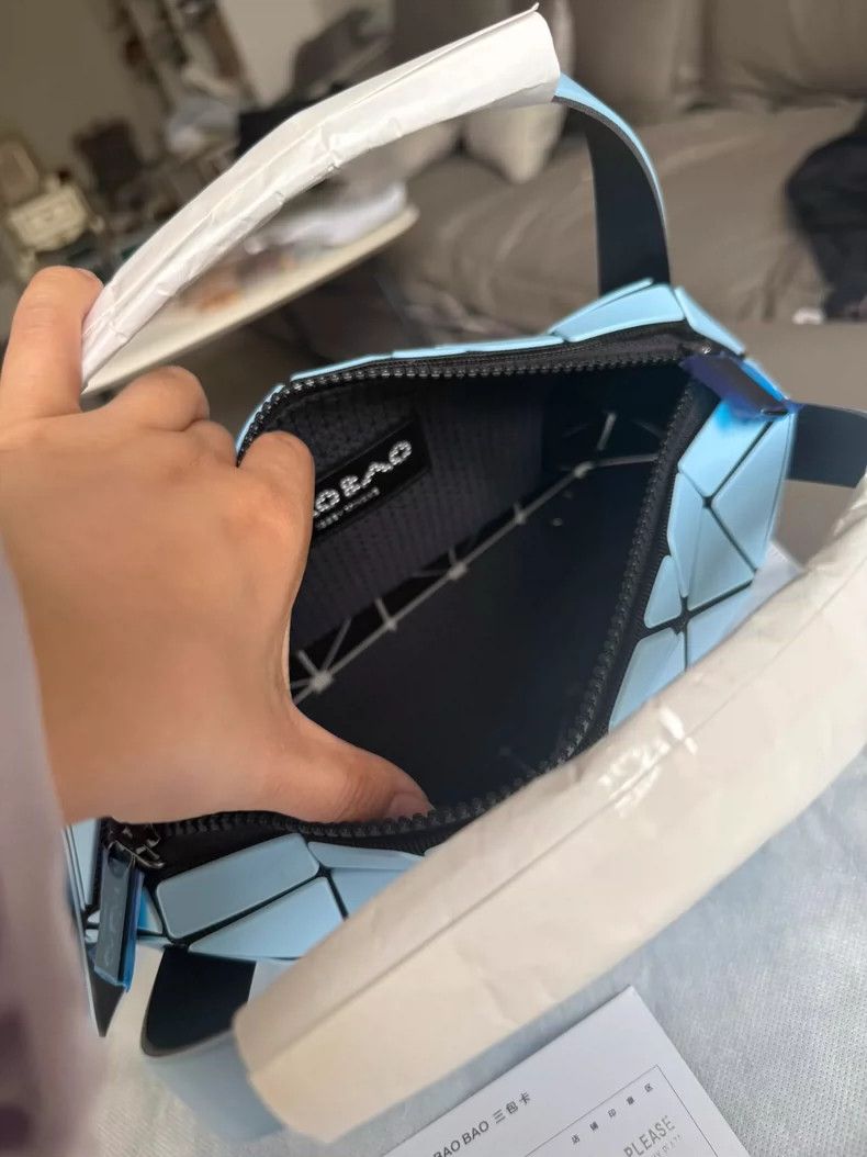 Issey Miyake Issey Miyake Blue Boston Handbag New Condition-yf Size ONE SIZE - 6 Thumbnail