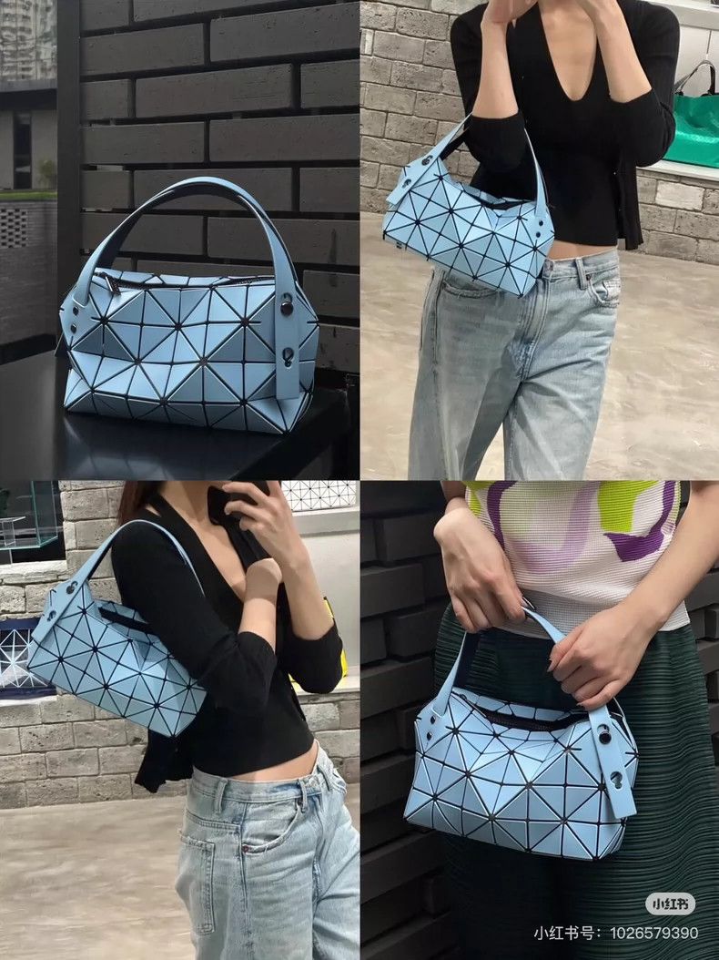 Issey Miyake Issey Miyake Blue Boston Handbag New Condition-yf Size ONE SIZE - 8 Thumbnail
