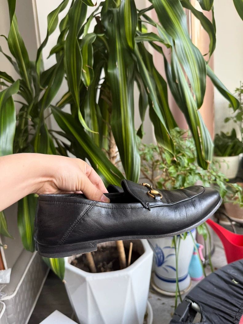 Gucci Gucci Slip-On Loafers in Black Size 37.5-yf Size US 7.5 / EU 40-41 - 2 Thumbnail