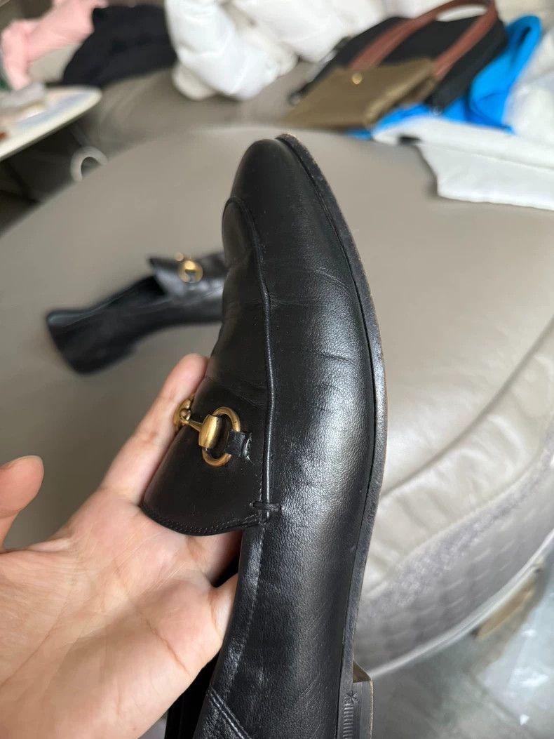 Gucci Gucci Slip-On Loafers in Black Size 37.5-yf Size US 7.5 / EU 40-41 - 8 Thumbnail