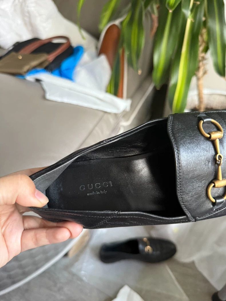 Gucci Gucci Slip-On Loafers in Black Size 37.5-yf Size US 7.5 / EU 40-41 - 6 Thumbnail