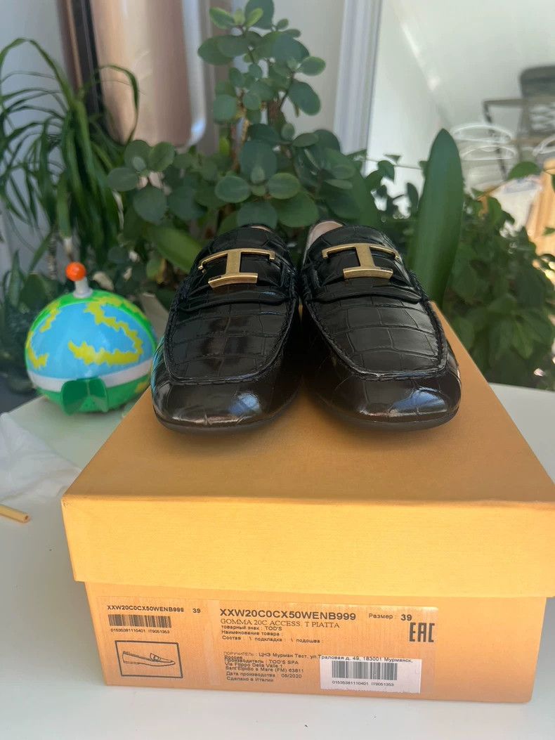 Gucci Tods Women's Black Loafers Size 39-yf Size US 8.5 / EU 41-42 - 7 Thumbnail