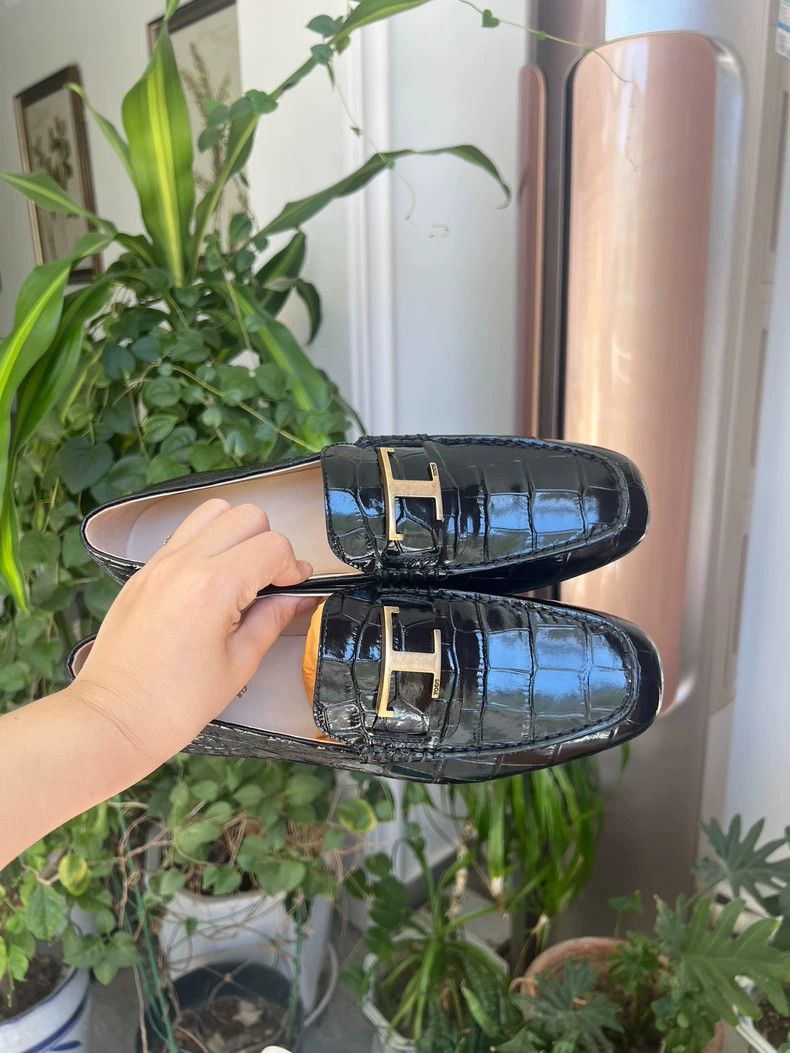 Gucci Tods Women's Black Loafers Size 39-yf Size US 8.5 / EU 41-42 - 2 Thumbnail