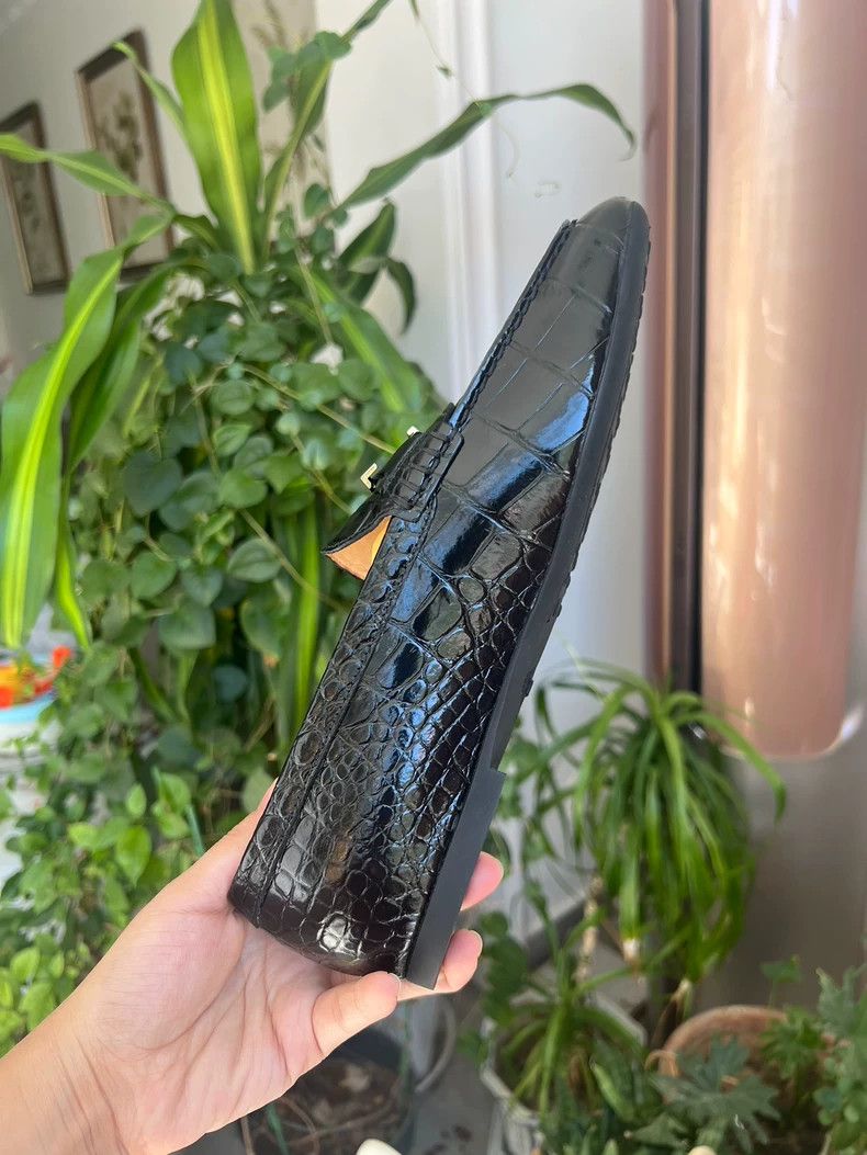 Gucci Tods Women's Black Loafers Size 39-yf Size US 8.5 / EU 41-42 - 5 Thumbnail