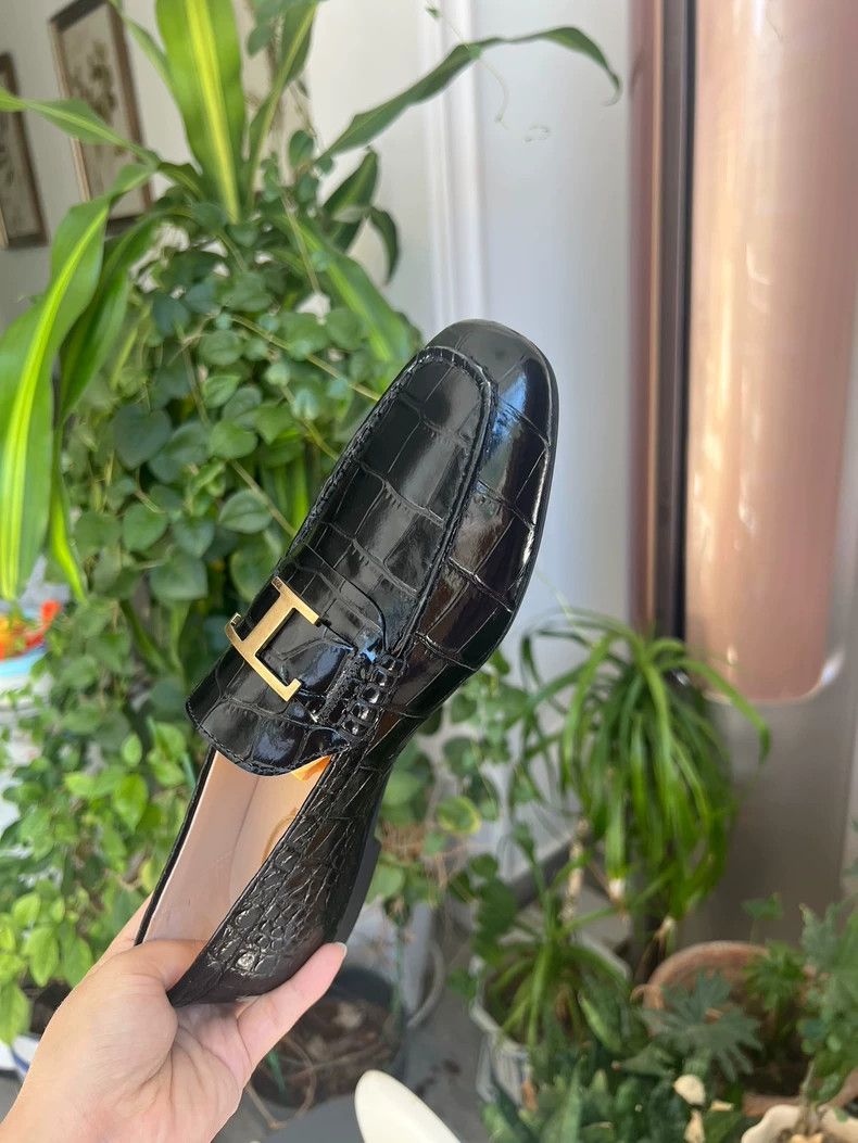 Gucci Tods Women's Black Loafers Size 39-yf Size US 8.5 / EU 41-42 - 6 Thumbnail