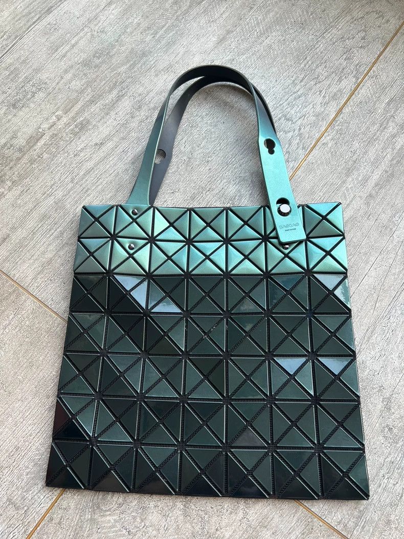 Issey Miyake Stylish Green Mirrored Tote Bag-yf Size ONE SIZE - 7 Thumbnail