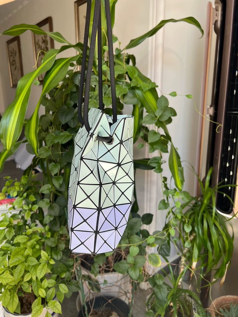 Issey Miyake Issey Miyake Drawstring Bucket Bag, Blue Green-yf Size ONE SIZE - 8 Thumbnail