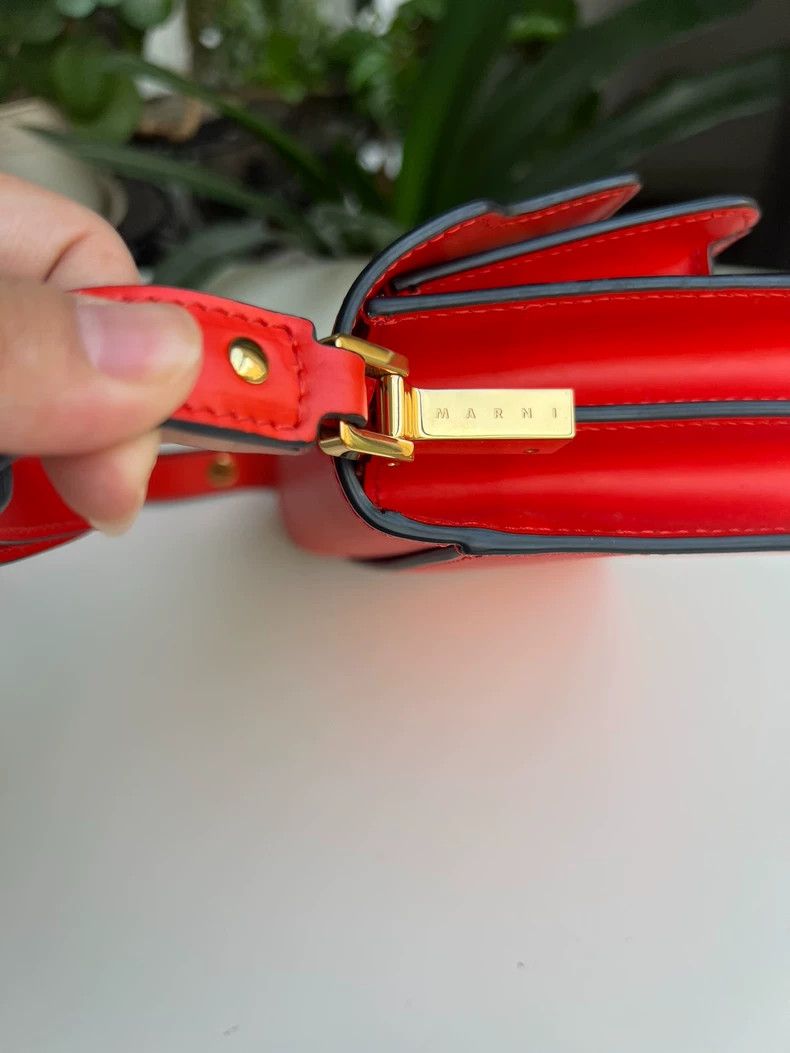 Marni Marni Accordion Mini Bag in Orange Red-yf Size ONE SIZE - 4 Thumbnail