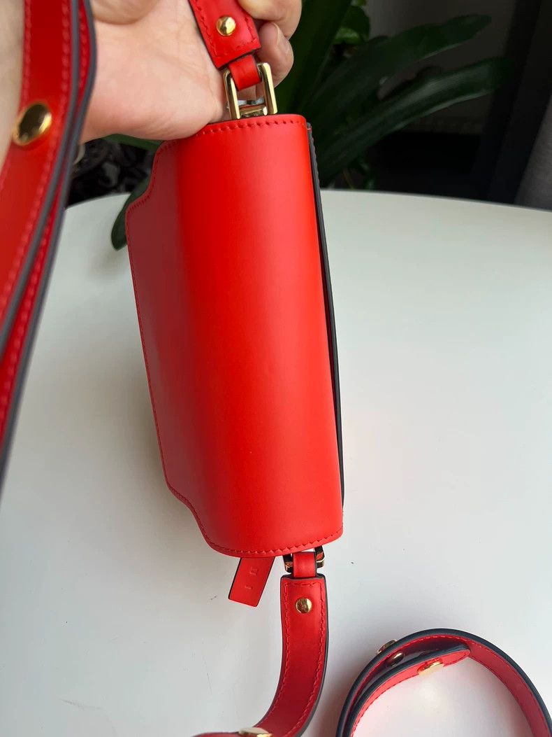 Marni Marni Accordion Mini Bag in Orange Red-yf Size ONE SIZE - 9 Thumbnail