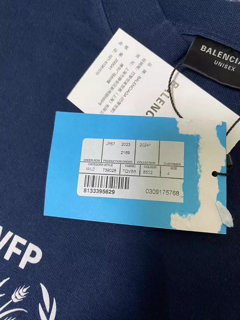 Balenciaga Balenciaga Supported Short Sleeve T-Shirt-yf Size US L / EU 52-54 / 3 - 4 Thumbnail