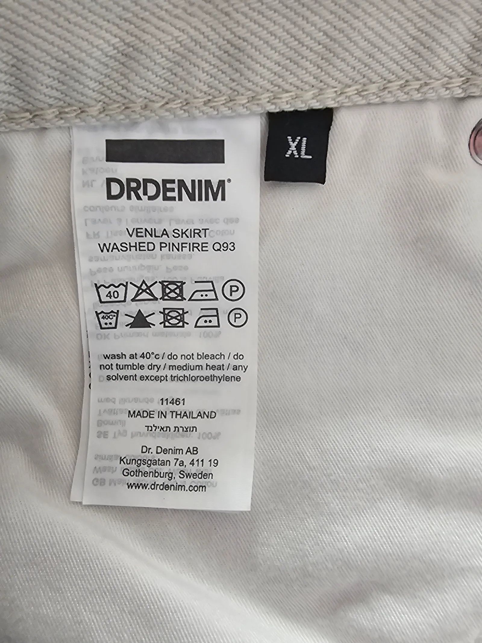 Dr. Denim DRDENIM Skirt Size 32" / US 10 / IT 46 - 3 Thumbnail