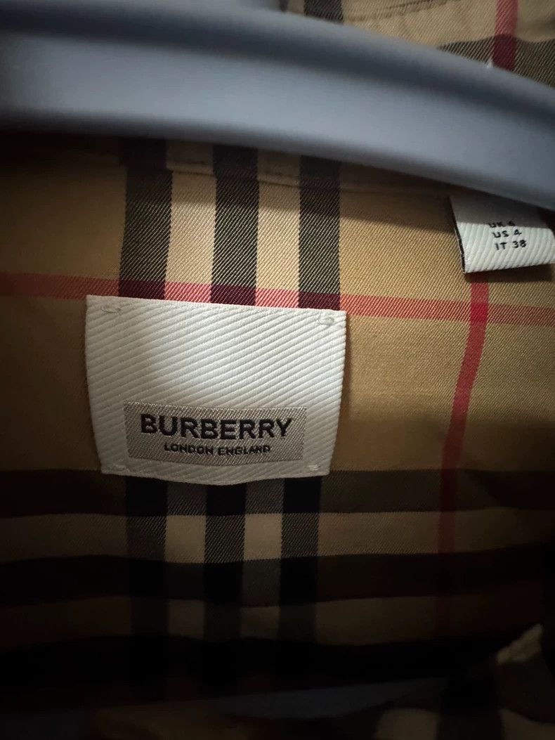 Burberry Burberry Checked Long Sleeve Shirt Size UK4-yf Size US XS / EU 42 / 0 - 4 Thumbnail