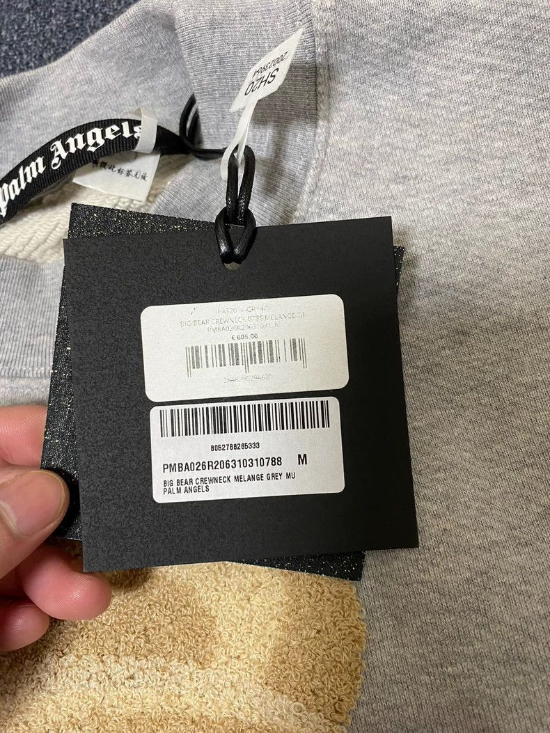 Palm Angels Palm Angels Teddy Bear Long Sleeve Sweatshirt-yf Size US M / EU 48-50 / 2 - 5 Thumbnail
