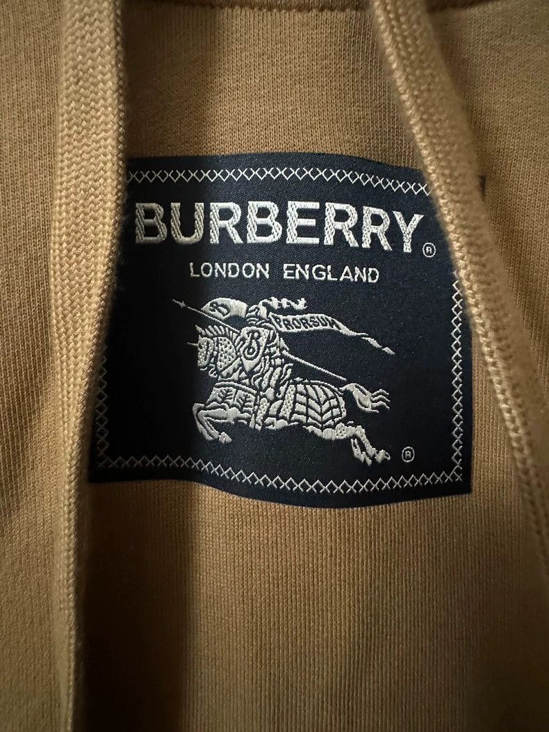 Burberry Burberry Camel Logo Hooded Sweatshirt-yf Size US S / EU 44-46 / 1 - 3 Thumbnail