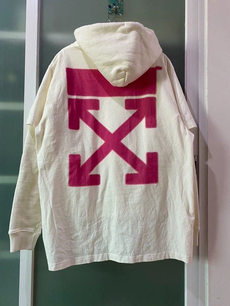Maison MIHARA YASUHIRO Off White Hooded Sweatshirt with Pockets-yf Size US M / EU 48-50 / 2 - 2 Thumbnail