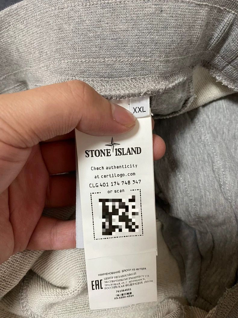 Stone Island Stone Island Logo Sweatpants in Gray-yf Size US 44 / EU 60 - 4 Thumbnail