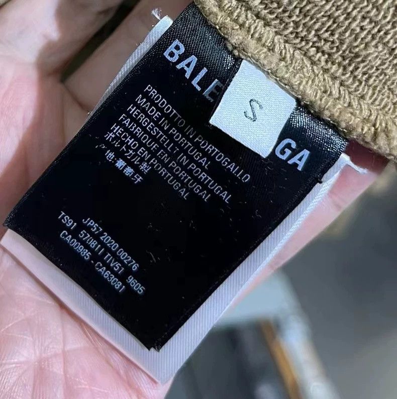 Balenciaga Balenciaga Khaki Color Hoodie with Pocket-yf Size US S / EU 44-46 / 1 - 2 Thumbnail