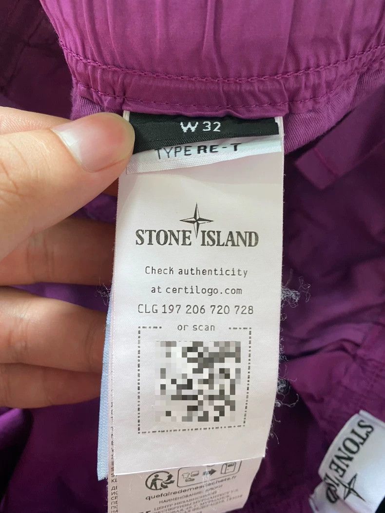 Stone Island Stone Island Casual Sports Pants Purple-yf Size US 32 / EU 48 - 4 Thumbnail
