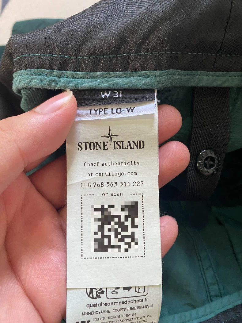 Stone Island Stone Island Plain Zip Canvas Shorts New-yf Size US 31 - 3 Thumbnail