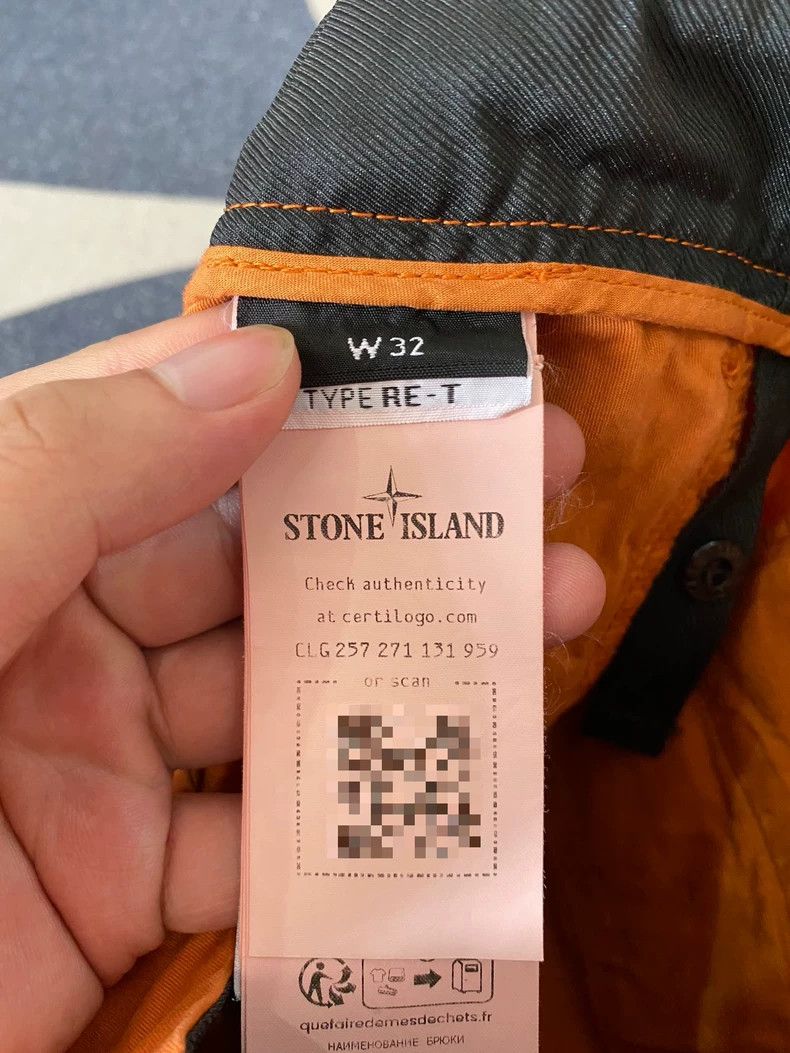 Stone Island Stone Island Orange Casual Cargo Pants-yf Size US 30 / EU 46 - 3 Thumbnail