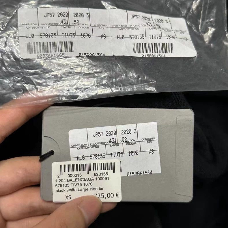 Balenciaga Balenciaga Crew Hoodie with Logo Design-yf Size US XS / EU 42 / 0 - 4 Thumbnail