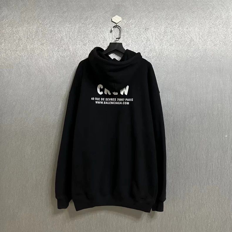 Balenciaga Balenciaga Crew Hoodie with Logo Design-yf Size US XS / EU 42 / 0 - 2 Thumbnail