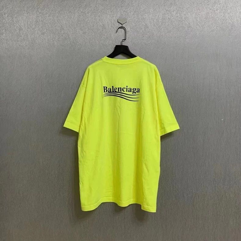 Balenciaga Balenciaga Neon Yellow Coke Short Sleeve T-Shirt-yf Size US XS / EU 42 / 0 - 2 Thumbnail