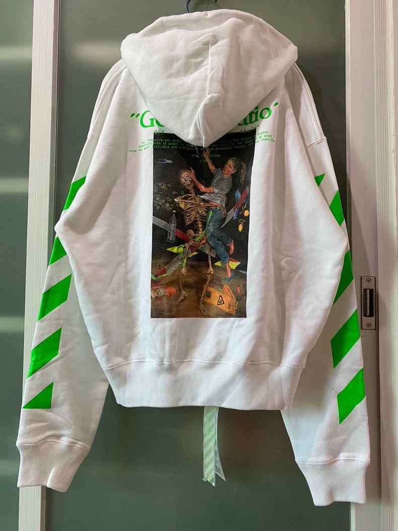 Off-White Off White Logo Pattern Pullover Hoodie-yf Size US S / EU 44-46 / 1 - 2 Thumbnail