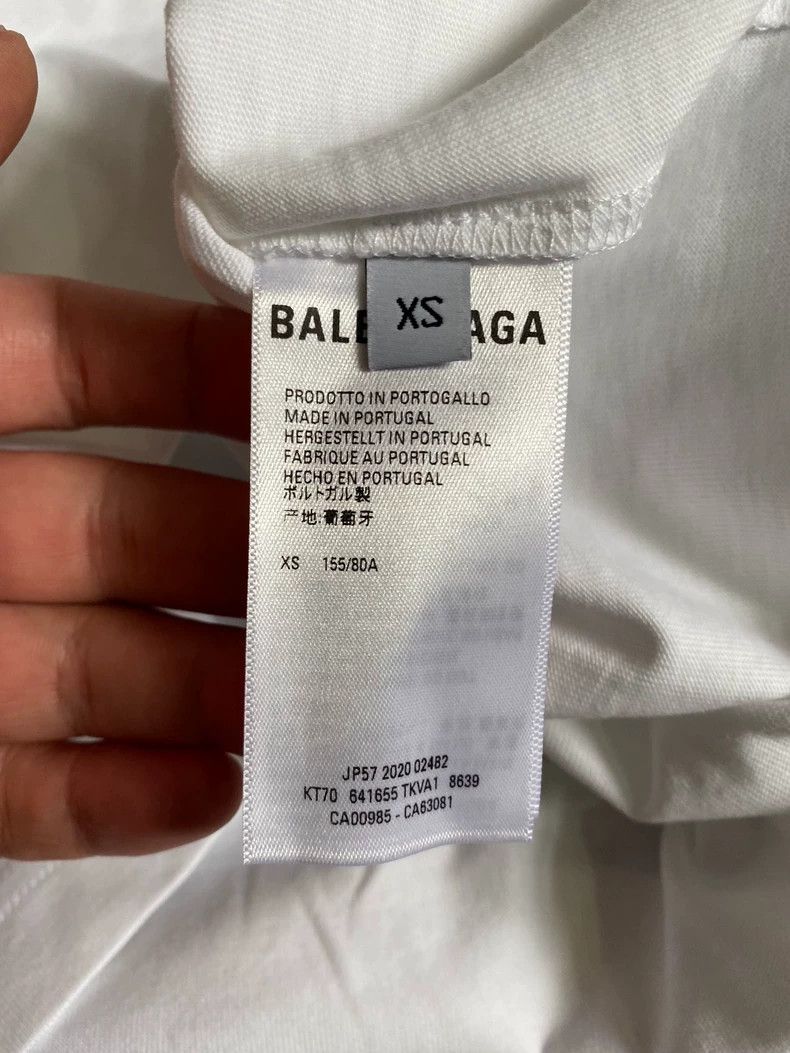 Balenciaga Balenciaga Smiley Face Short Sleeve T-Shirt-yf Size US XS / EU 42 / 0 - 4 Thumbnail