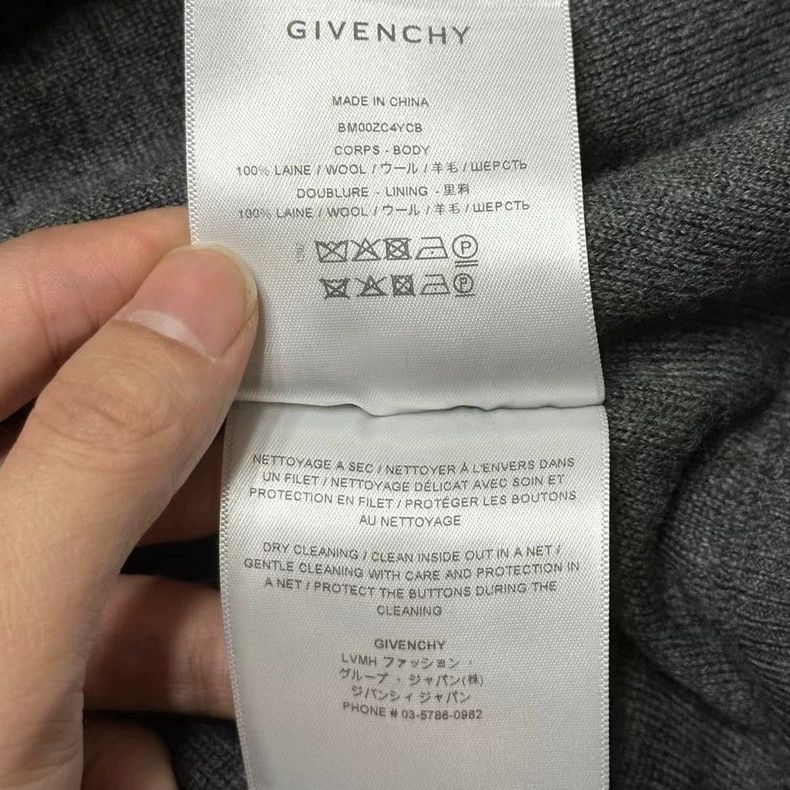Givenchy Givenchy New Wool Baseball Jacket Size XL-yf Size US XL / EU 56 / 4 - 4 Thumbnail