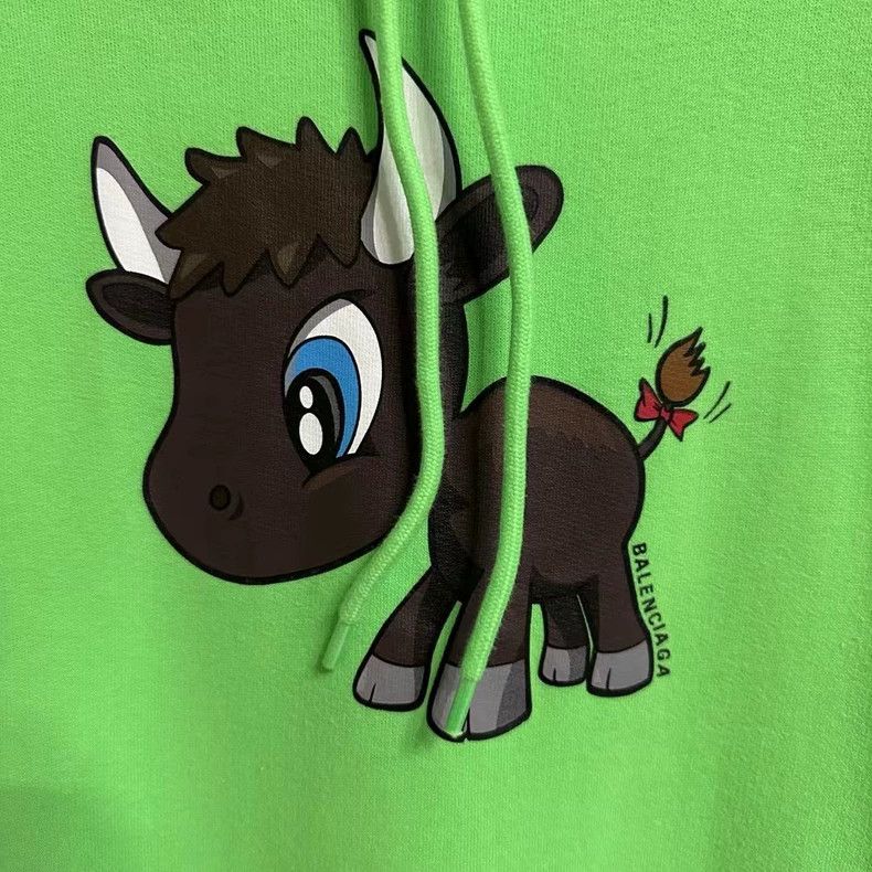 Balenciaga Balenciaga Year of the Ox Hoodie-yf Size US XS / EU 42 / 0 - 2 Thumbnail