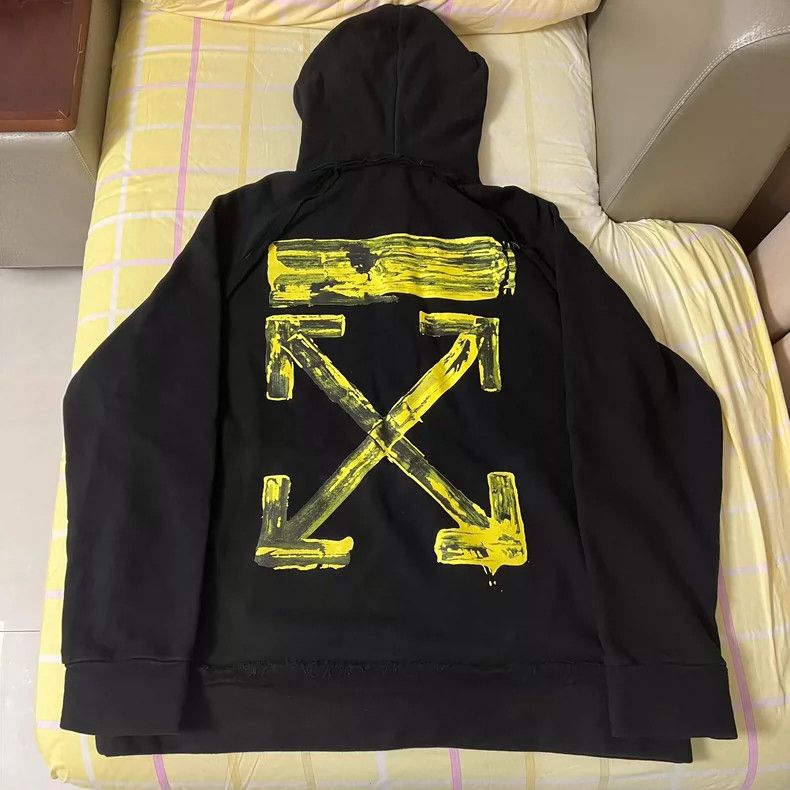 Maison MIHARA YASUHIRO Off White Hooded Sweatshirt with Colorful Strings-yf Size US M / EU 48-50 / 2 - 2 Thumbnail