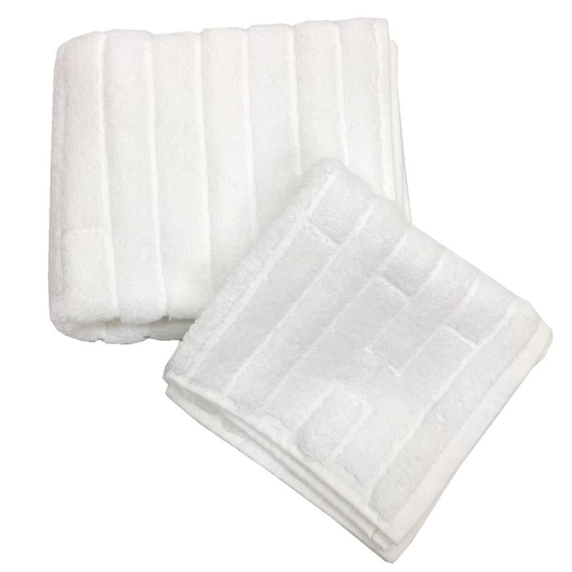 Hermes HERMES Towel set 2-piece Hand towel Face CARRE EPONGE LABYRINTHE 32×32CM SERVIETTE INVITE 100% cotton BLANCE White Preserved Men Women Unisex Unused Size ONE SIZE - 2 Thumbnail