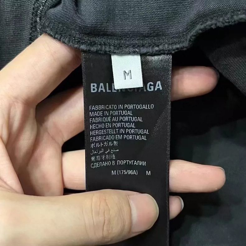 Balenciaga Balenciaga Wash Letter Short Sleeve T-Shirt-yf Size US M / EU 48-50 / 2 - 3 Thumbnail