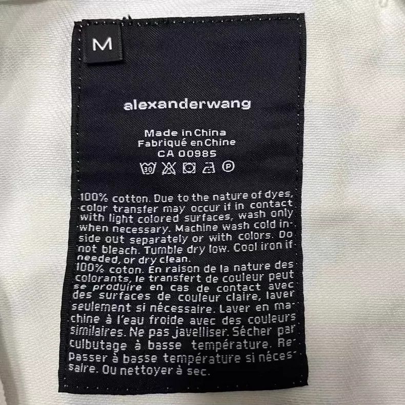 Alexander Wang Alexander Wang Denim Jacket with Logo Print-yf Size US M / EU 48-50 / 2 - 5 Thumbnail