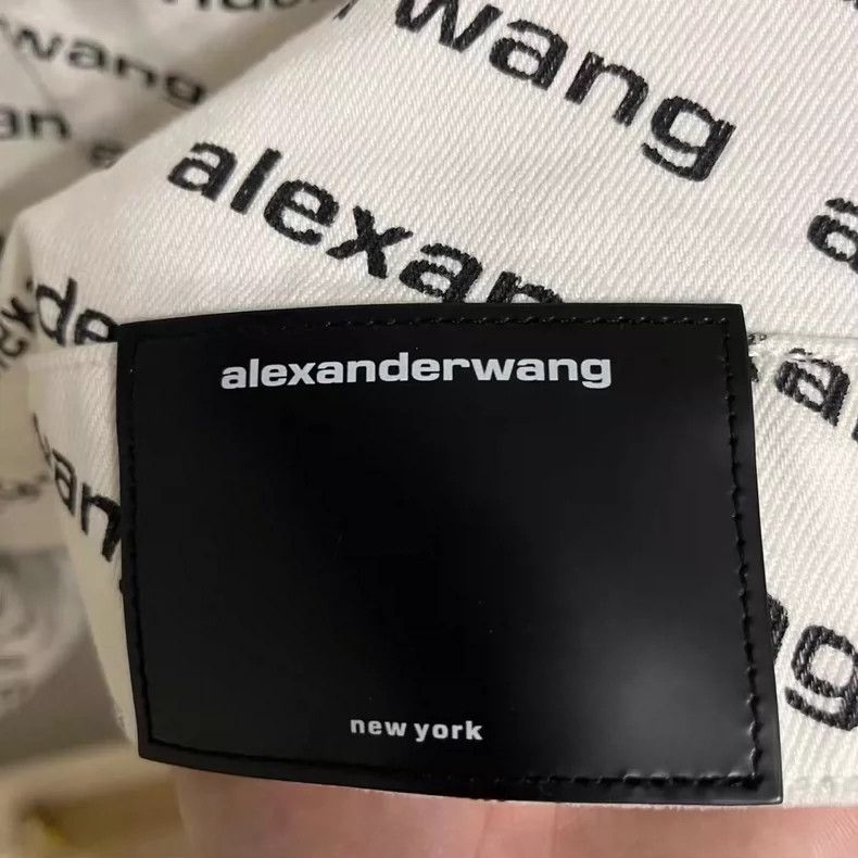 Alexander Wang Alexander Wang Denim Jacket with Logo Print-yf Size US M / EU 48-50 / 2 - 4 Thumbnail