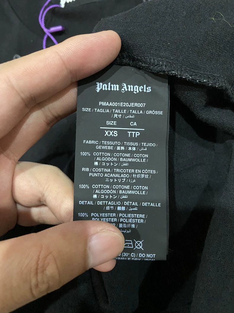Palm Angels Palm Angels Gothic Short Sleeve T-shirt-yf Size US XXS / EU 40 - 3 Thumbnail