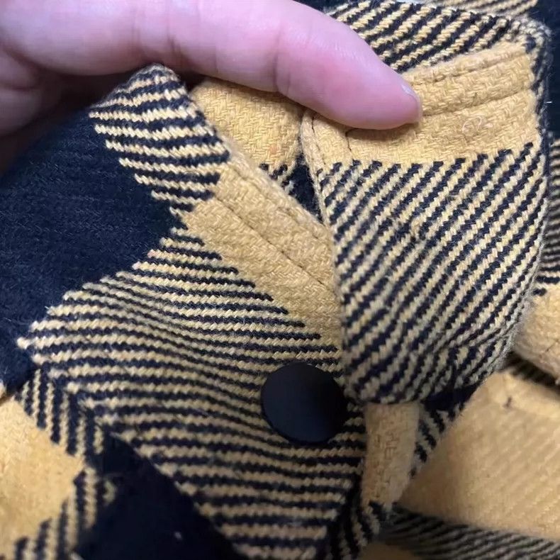 Palm Angels Palm Angels Checkered Hooded Shirt Jacket-yf Size US M / EU 48-50 / 2 - 3 Thumbnail