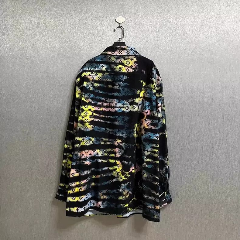 Louis Vuitton Louis Vuitton Laser Render Sunset Denim Shirt-yf Size US XXL / EU 58 / 5 - 2 Thumbnail