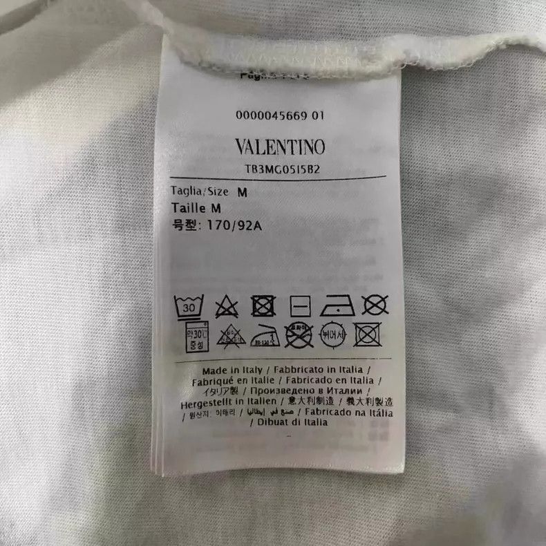 Valentino Valentino Short Sleeve T-Shirt with Logo-yf Size US M / EU 48-50 / 2 - 2 Thumbnail
