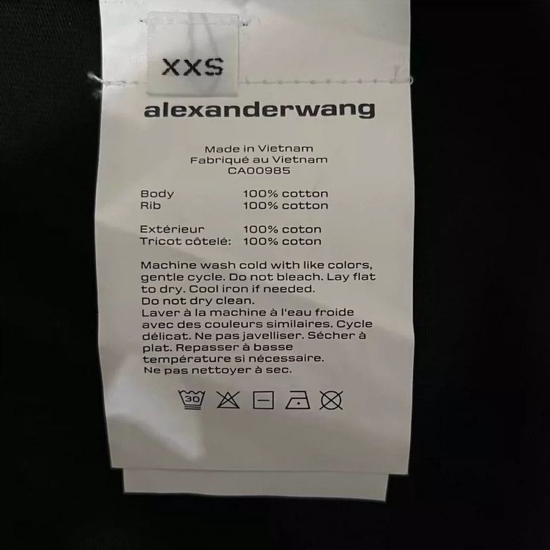 Alexander Wang Alexander Wang Long Sleeve T-Shirt with Logo-yf Size US XXS / EU 40 - 4 Thumbnail