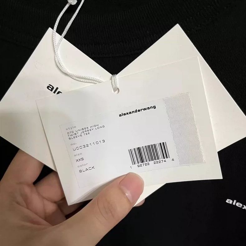 Alexander Wang Alexander Wang Long Sleeve T-Shirt with Logo-yf Size US XXS / EU 40 - 3 Thumbnail
