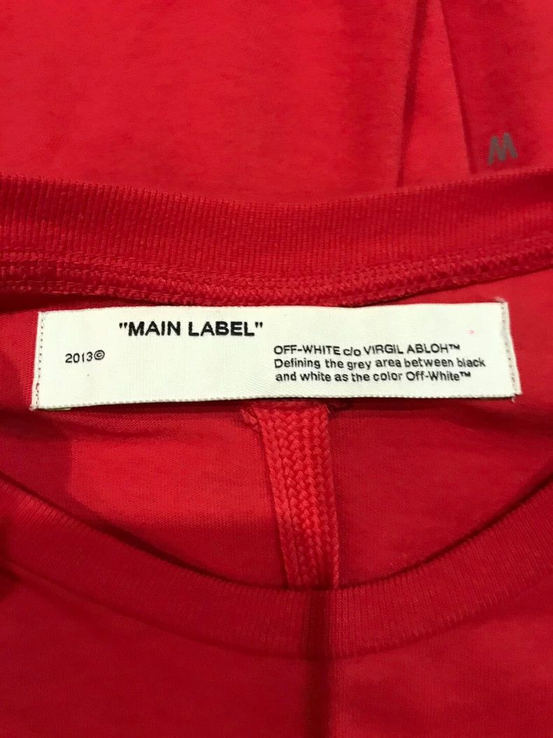 Alyx Off White Short Sleeve Red Shirt-yf Size US S / EU 44-46 / 1 - 6 Thumbnail