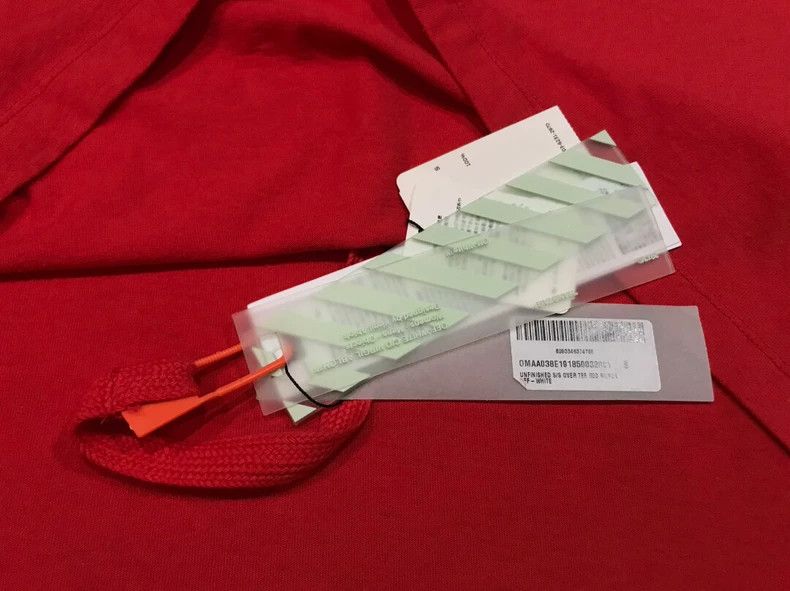 Alyx Off White Short Sleeve Red Shirt-yf Size US S / EU 44-46 / 1 - 4 Thumbnail